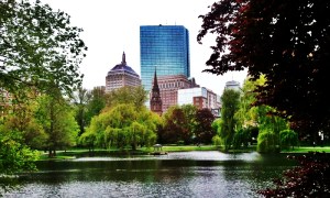 Boston, Boston Skyline, Boston Public Garden