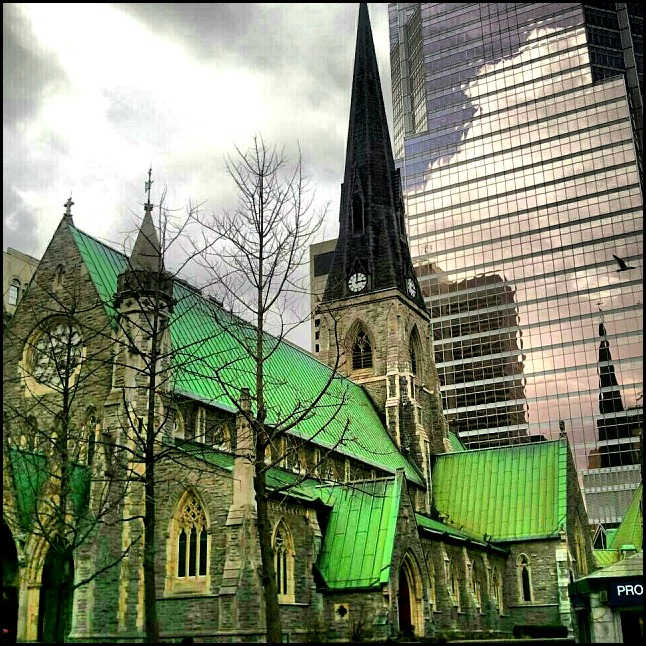 Place et Promenades de la cathédrale, downtown Montreal, Montreal, Quebec, Canada