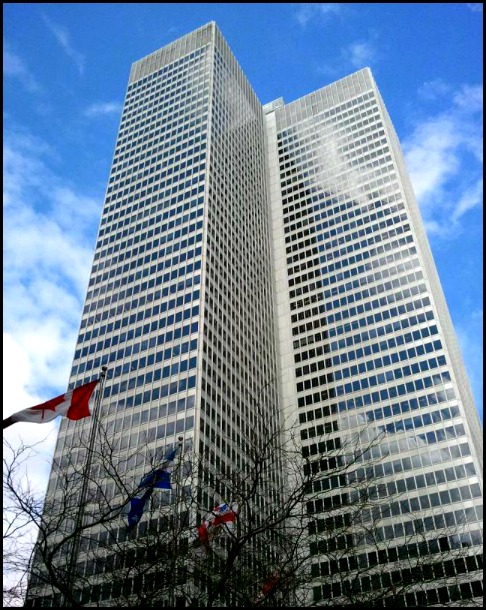 Édifice Ville-Marie,  Ville-Marie Building, Montreal, Quebec, Canada