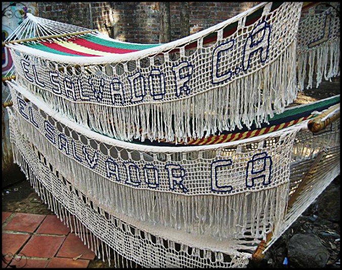 Handmade hammocks for sale in La Palma, El Salvador