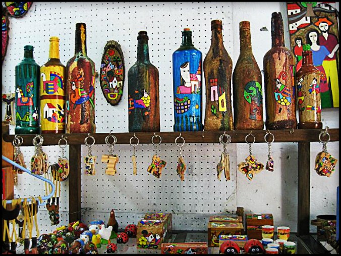 handicrafts for sale in La Palma, El Salvador