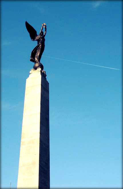 Angel of Peace, Toronto, Downtown Toronto, Angel, Sky, Statue 