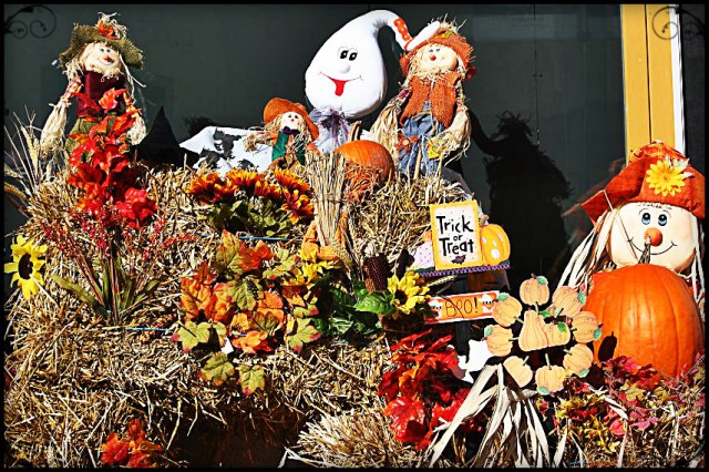 Halloween decoration, Mont-Tremblant, Quebec