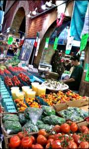 toronto, ontario, st lawrence market, front street, food market. fruits. vegetables, fresh produce