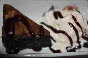 brownie, ice cream, dessert