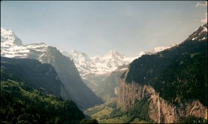 Switzerland, Schweiz, Suisse, Lauterbrunnen, Staubbach Falls, Mountains, Nature, View, horizon
