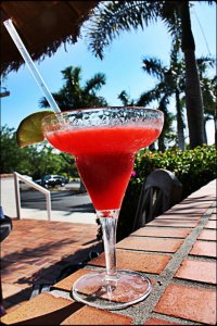 Strawberry Daiquiry, drinks, frozen drinks, Boca Grande Resort, Gasparilla Island, Florida, Visit Florida, Discover USA, Florida