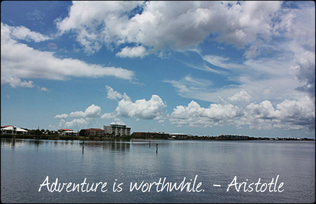 Punta Gorda, Charlotte Harbor, SW Florida, Sky, Water, Horizon, Travel, Quote