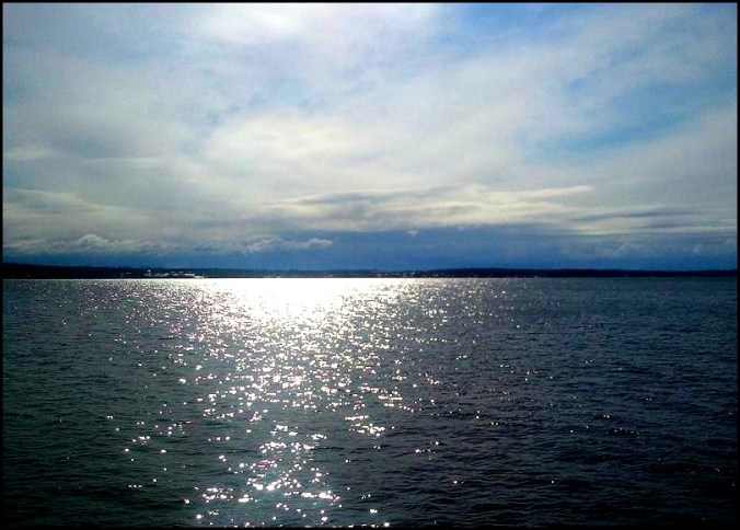 Lake, Lake Champlain, New York, Vermont, Upstate New York, open water, reflection, freedom, ferry