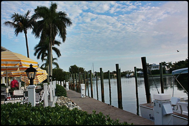 Outlet Restaurant, outdoor,  Boca Grande, Charlotte Harbor, SW Florida, Florida, View