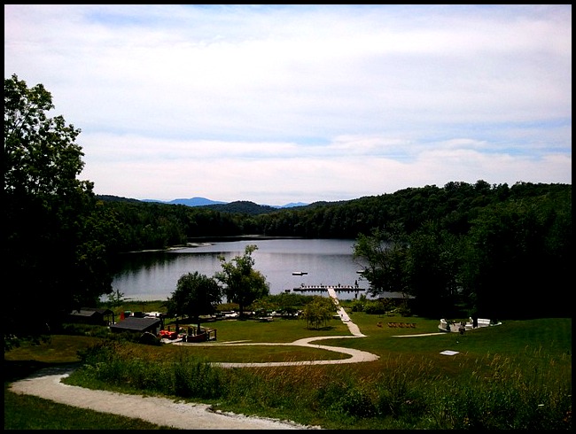 Balnea Spa, Eastern Townships, Cantons de l'Est, Bromont, Lac Gale, Quebec, nature