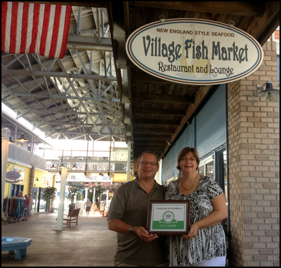 Village Fish Market , TripAdvisor Certificate of Excellence 2013, Fishermen's Village, Punta Gorda, Florida, SW Florida, dining, Charlotte Harbor, FL