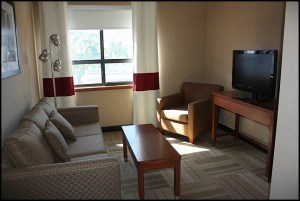 Living area, Four Points by Sheraton, Kingston, Ontario, hotel, hospitality, travel, SPG, Starwood