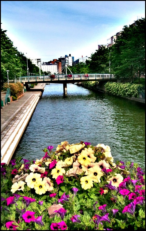 View, Bridge, Ruoholahti, Ruoholahti Canal, Helsinki, Finland,  travel