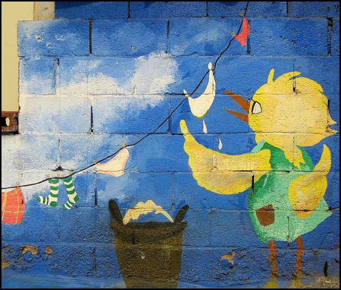 Gaemi Maeul, Ant Village, Seoul, South Korea, Art, colorful wall, photography, background, view, painting