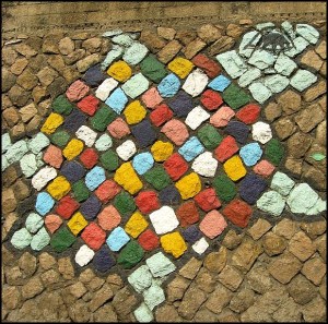 Gaemi Maeul, Ant Village, Seoul, South Korea, Art, colorful wall, photography, background, view, painting