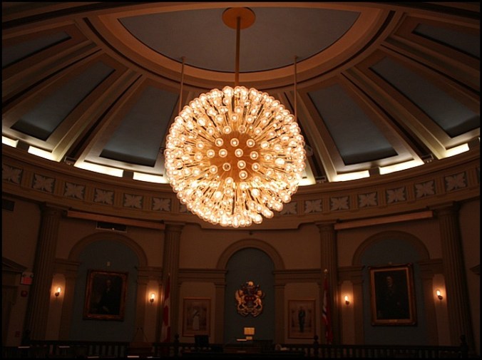 chandelier, illumination, Kingston City Hall, Kingston, Ontario, interior, Discover Ontario, Canada, Explore Canada, view, architecture