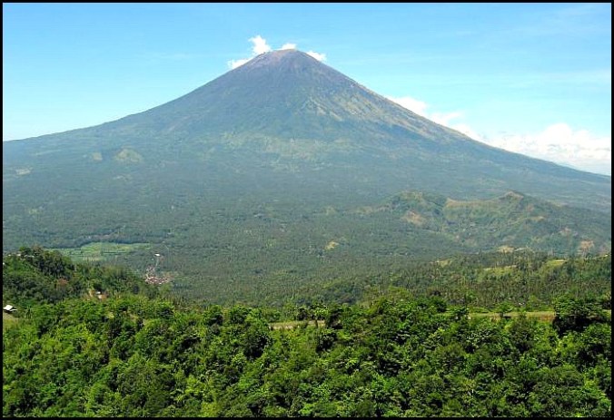 Mount Agung, Bali, Indonesia, SE Asia, mount, volcano, nature, view