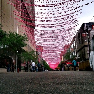 Rue Ste-Catherine, Ste-Catherine street, Montreal, Quebec, Canada