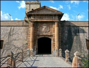Castillo de Montjuïc, Montjuïc Castle, Barcelona, Spain, Catalunya, view, travel