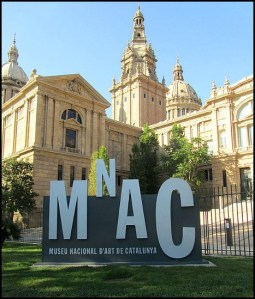 Museu Nacional D'art de Catalunya, National Museum of Art of Catalunya, Barcelona, Spain, Catalunya, view, travel