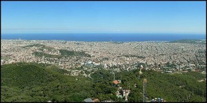 Tibidado, El Tibidado, Barcelona, Spain, Catalunya, view, travel