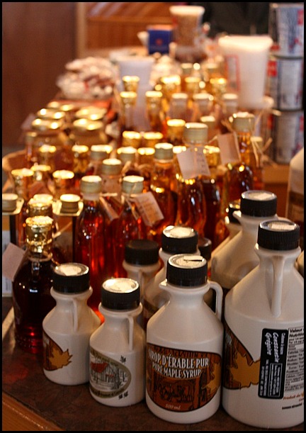 Maple products, produits à l'érable, Cabane à sucre, Constantin Grégoire, sugar shack, St-Esprit, Québec