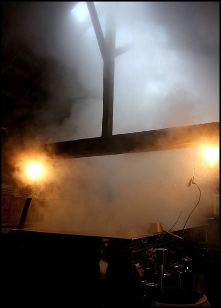 boiler room, Maple tree, érablier, tap hole, bucket, collecting sap, Cabane à sucre, Constantin Grégoire, sugar shack, St-Esprit, Québec