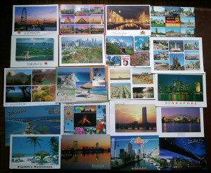 Postcards, world postcards, postcards from around the world, cartas postales, cartes postales, travel