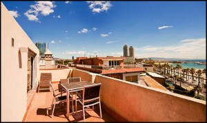 Barcelona Apartments, Barcelona, Catalunya, Balcony, view of Barceloneta, travel, photography, hospitality, apartment rental