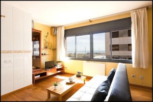Barcelona Apartments, Barcelona, Catalunya, Living area, beach view, travel, photography, hospitality, apartment rental, design