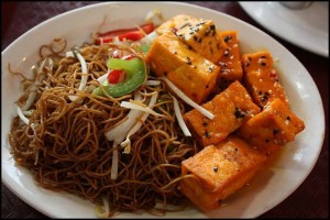 Thailand, Lemon tofu, Lemon tofu with noodles, typical food, foodie, food porn, food photos, travel, travellersoul76, photography
