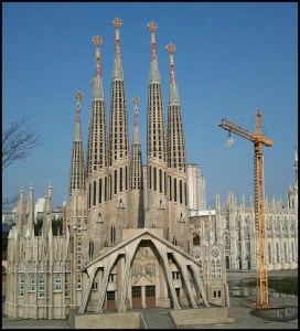 Barcelona, Spain, Sagrada Familia, Miniature, Aiins World, Bucheon, South Korea, Theme Park, travel, photography, TS76