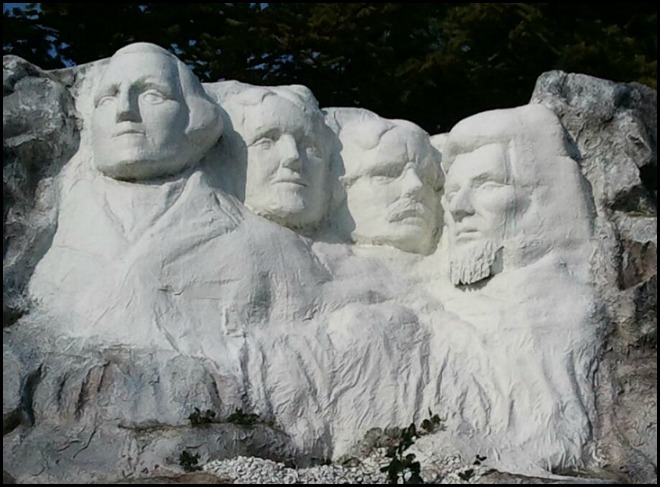North Dakota, Mount Rushmore, USA, Miniature, Aiins World, Bucheon, South Korea, Theme Park, travel, photography, TS76