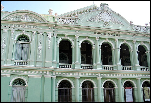 Main façade, fachada, Teatro de Santa Ana, Santa Ana Theatre, architecture, building, El Salvador, travel, photography, TS76