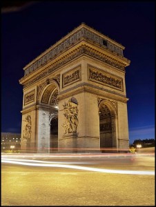 Arc de Triomphe, arch, architecture, Paris, France, travel, photography