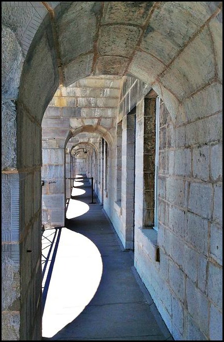 Fort Henry, Kingston, Ontario, architecture, travel, photography, arches, TS76