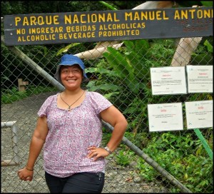 Karla at Parque Nacional Manuel Antonio, Costa Rica, travel, photography, TS76