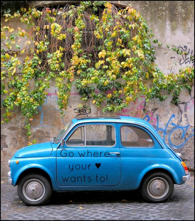 Travel, travel Quote, Fiat 500, blue Fiat 500, photography