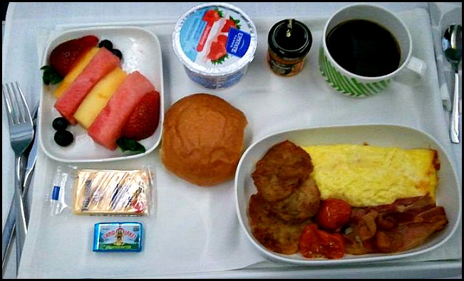 breakfast, in flight food, gourmet food, Finnair, business class, J class, travel, photography, TS76