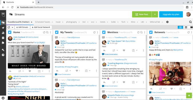 Hootsuite is a social media management tool that allows you to post updates to Twitter, Facebook, Instagram and more! #socialmedia #hootsuite #socialmediamanagement