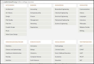 Academic Earth, free online, education, education site, learning