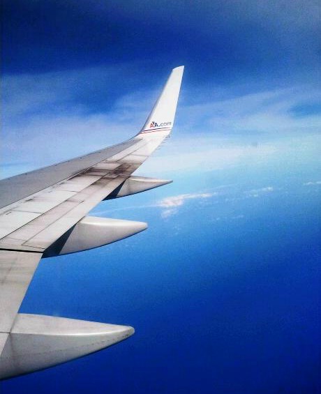 American Airlines, aviation, air view, sky, SAL-MIA route, airplane, travel, photography, TS76