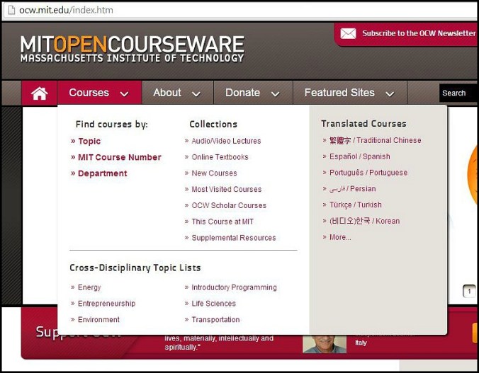 MIT, Massachusetts Institute of Technology, free online, education, education site, learning