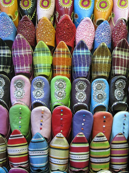 shoes, colorful shoes, Fez,Morocco, Maroc, travel, photography