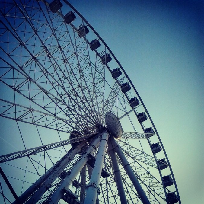 Budapest Eye, Budapest, Hungary. merry-go-round, sky, attraction, ferris wheel, travel, photography, TS76