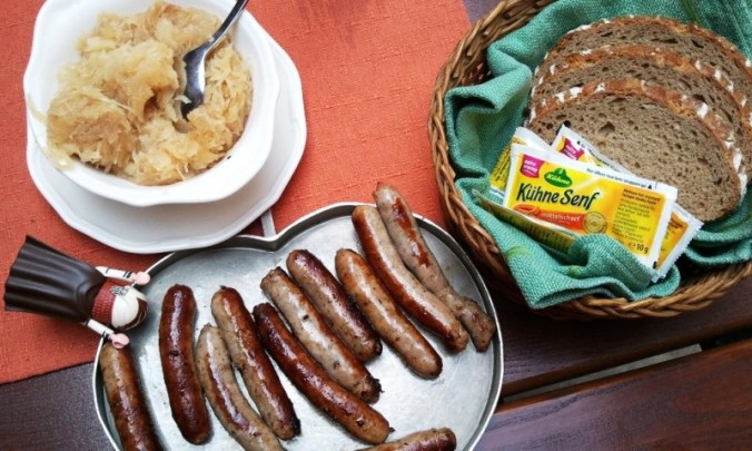 Nuremberg, Germany, Nürnberg, Deutschland, Heilig Geist Spital Restaurant, bratwurst, rostbratwurst, food, foodie, foodporn, travel, TS76