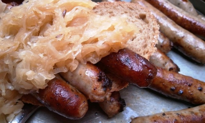 Nuremberg, Germany, Nürnberg, Deutschland, Heilig Geist Spital Restaurant, bratwurst, rostbratwurst, food, foodie, foodporn, travel, TS76