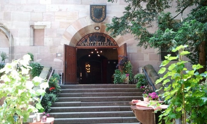 Nuremberg, Germany, Nürnberg, Deutschland, Heilig Geist Spital Restaurant, entrance, food, travel, TS76