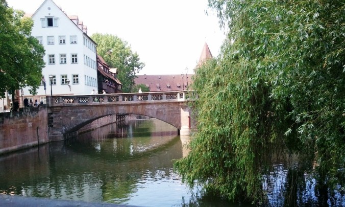 Nuremberg, Germany, Nürnberg, Deutschland, view from, hangman's Bridge, travel, photography, TS76